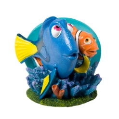 Disney Decor Nemo Dory En Marlin - Aquarium - Ornament - 10x9x11 Cm Multi-Color