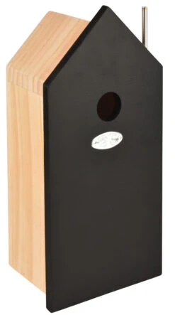 Best For Birds Nestkast Huis Koolmees Hout / Zwart 15x12x32 Cm
