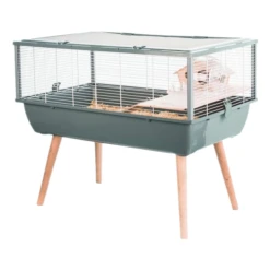 Zolux Knaagdierkooi Neo Nigha - Dierenverblijf - 78x48x64.5 Cm Grijs