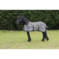 Waldhausen Vliegendeken Zebra Zwart&Wit - Paardendekens - 185 Cm
