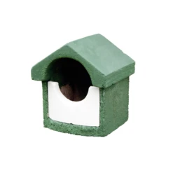 Wildbird Nestkast Houtbeton Halfrond - Broeden - 17x15x20 Cm Groen Small