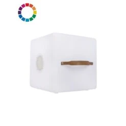 Nikki.Amsterdam The Cube Color Sync - Tuinverlichting - 41x41x42 Cm 4.8 Kg Multi-Color 8 Watt Incl. Speaker 40