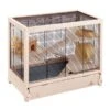 Ferplast Hamsterkooi Hamsterville - Dierenverblijf - 60x34x49 Cm Houtkleur