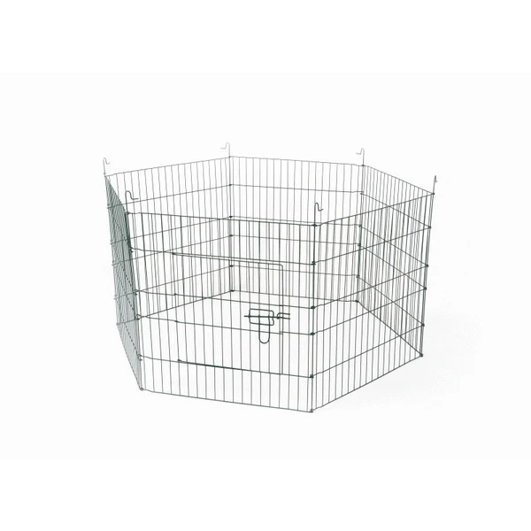 Adori Konijnenren Metaal Zwart - Dierenverblijf - 60x60 Cm 1 Adori Konijnenren Metaal Zwart - Dierenverblijf - 60x60 Cm