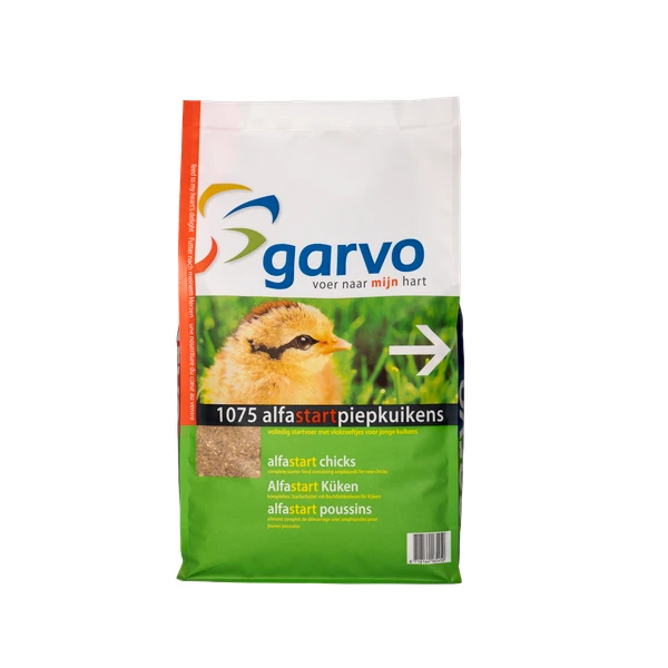 Garvo Alfastart Piepkuikens - Kippenvoer - 4 Kg 1 Garvo Alfastart Piepkuikens - Kippenvoer - 4 Kg