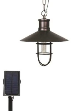 LuxForm Luxbright Solar LED-tuinlamp Caledon Donkerbrons 34112