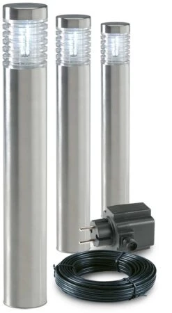 Garden Lights Tuinlamp Set Orion LED 3 Stuks