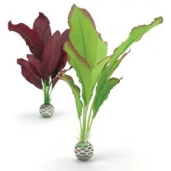 BiOrb Zijden Aquarium Planten Medium Groen & Paars Aquarium Decoratie