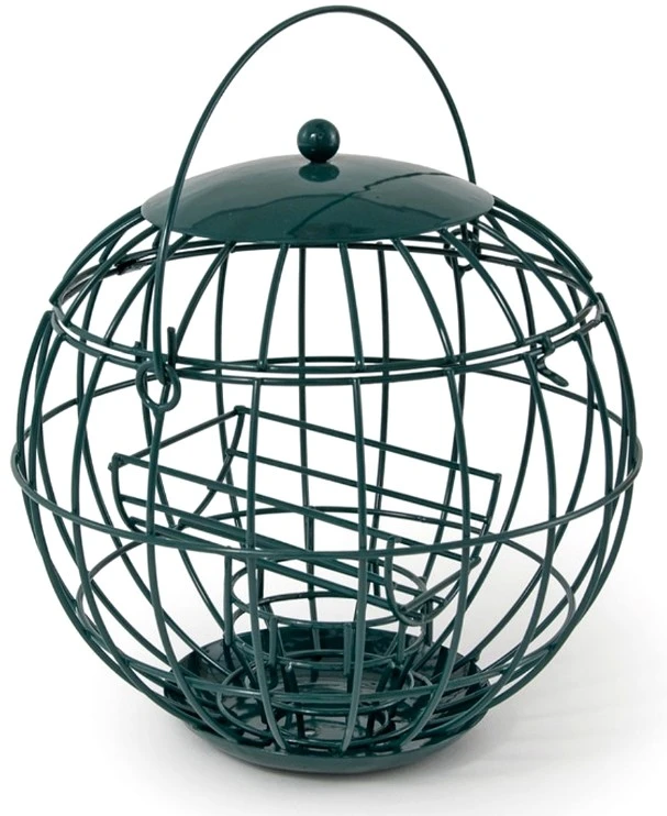 Wildbird Pindakaaspothouder London - Voersilo - 22x22x21 Cm Groen 2 Wildbird Pindakaaspothouder London - Voersilo - 22x22x21 Cm Groen - Afbeelding 2