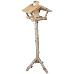 Voederhuis Voor Vogels Met Silo Berken -Dieren Nest Verkoopwinkel voederhuis voor vogels met silo berken 0 300x300 1