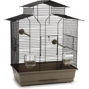 Beeztees Vogelkooi Iza 2 Pagode Mokka 2 Beeztees Vogelkooi Iza 2 Pagode Mokka - Afbeelding 2